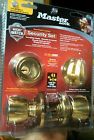 85729 Security Alike Keyed Brass Set Lock Master Dead Bolt Knob