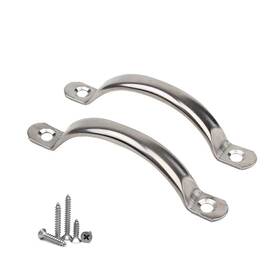 Seeraphee 669819486070 Hollow Stainless Steel Pull Handles Door Knobs Drawer Pulls With Screws 78mm