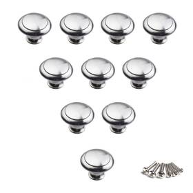 Seeraphee 703931273634 Stainless Steel Round Drawer Knobs Cabinet Handles Door Handle Pull Hardware