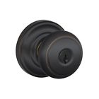Set Storeroom Rose Door Knob F80-- Andover Schlage Decorative