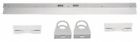 Set-uni-10002 Door Jamb Armor Universal Combo Set Backset White