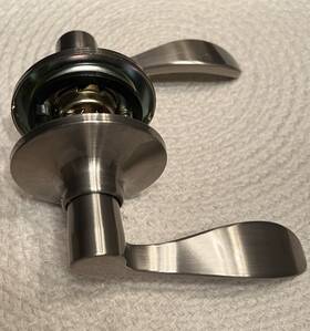 226966 Shield Security 12 Wave Passage Lever Satin Nickel Finish Part #226966