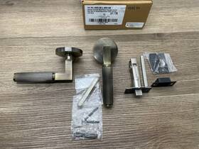 455574 Signature Hardware Satcher Solid Brass Passage Door Knob Set -read