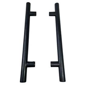 479558 Signature Hardware Kobe 12 Inch C-c Back To Door Pull - Dark Bronze