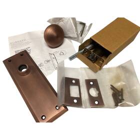 480924 Signature Hardware Hubbard Passage Door Knob Set - Brushed Bronze 480924 Signature Hardware Hubbard Passage Door Knob Set - Brushed Bronze