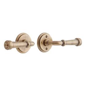 506-sr-rh Signature Hardware Solid Brass Passage Door Set Sculpted Lever Right Hand