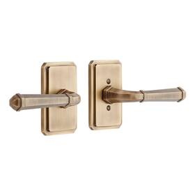 552056ab Signature Hardware Mng 503 Solid Brass Passage Interior Door Set With