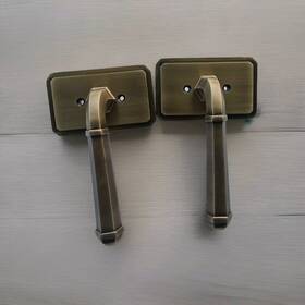 552058ab Signature Hardware Solid Brass Interior Door Set Right Hand Sculped Sq
