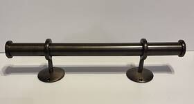 552119ab Signature Hardware Heavy Duty Brass Pipe Door Pull Antique