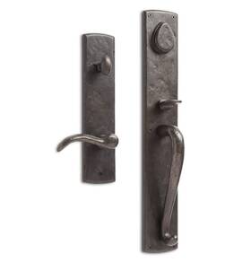 Bci4124131 Signature Hardware Bullock Solid Bronze Keyed Entry Door Lever Right-handed