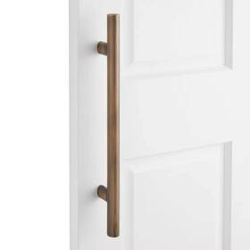Eh5875.12.abs Signature Hardware 12 Inch Kobe Solid Brass Door Pull - Antique