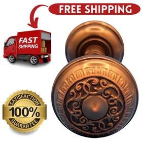 K169-orb Signature Hardware Solid Forged Egg And Dart Door Knob Oil Rubbed Antique Bronze Round