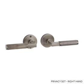 Priv-latch28-234-abs Signature Hardware Privacy 2-3/4 Inch Latch Set 28 Degree