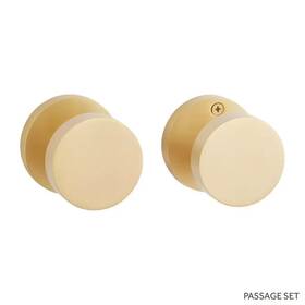 Sh455509 Signature Hardware Moceri Solid Brass Privacy Interior Door Set