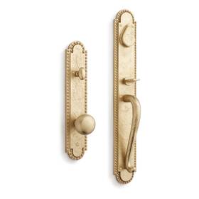 Sh552149sb Signature Hardware Roman Entrance Door Set Knob With Spring Assistance