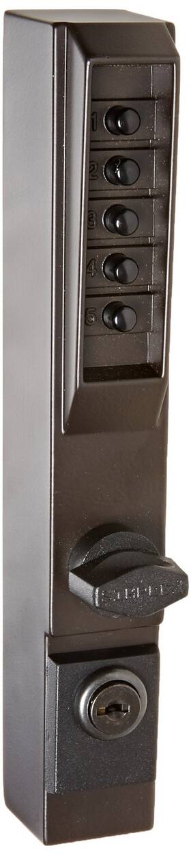300155 Simplex 820103316514 - Kaba 3000 Series Metal Mechanical Pushbutton Narrow Stile Lo
