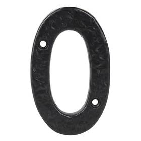 N-7000 Skandh Solid Antique Black Iron 4 Inch House Address Numbers Number