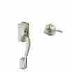 Ske-333 F285 Schlage Camelot Satin Nickel Handleset With Accent Interior Flair
