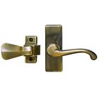 Skglwab Ideal Security Antique Brass Storm Door Lever 0056947002294
