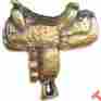 Sl-681272 431414 Sierra Lifestyles Right Saddle Cabinet Knob Antique Brass 665416812724