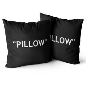 Bzt0015-1 Snycler 16x16 Hypebeast Room Decor Off Black Inspired Pillow Quotation Decorative S