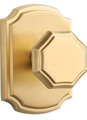 111-99-lsg-js-2p Sorwduerm 2 Pack Dummy Gold Door Knobs Interior Satin Brass Handle Single Sided