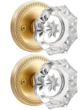 B0cnsl6yrw Sorwduerm Gold Door Knobs Crystal Knob Brushed Passage Glas