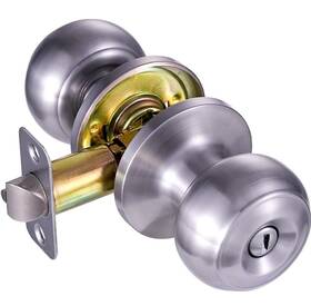 Spm-bdl-gd-001 Spinmo Interior Door Knobs For Bedroom Or Bathroom Keyless Satin Stainless Steel Priva