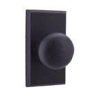 7305f Square Door Rosette The Wexford Featuring Weslock Dummy Black Knob Single