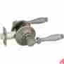 St5102 Callan Silona Series Grade 3 Keyed Entry Lever Set Antique Silver 694036330066