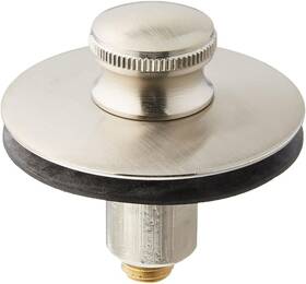 38516-bn Standard Plumbing Supply Watco Push Pull Stopper Brushed Nickel Brass 1-5