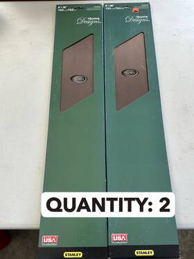 N336-644 Stanley 336-644 Nos 2-pack Lot 6 Inch X 30 Antique Bronze Door Kickplate N336-644 Stanley 336-644 Nos 2-pack Lot 6 Inch X 30 Antique Bronze Door Kickplate