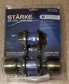 Con-a4 Starke Entry Office Door Knob And Deadbolt Lock Combo Easy Installation Bronze