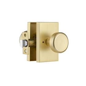 Pl100rsb-bk Starpy Hardware Gold Door Knobs Interior Handles For Bath And Bed Satin Brass Heavy