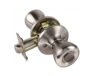 115955 Steel Harbor 2-pack - Privacy Bed/bath Locking Doorknob Satin Nickel #115955 New