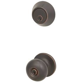 Bfx7b91b Steel Pro Oil Rubbed Bronze Deadbolt And Door Knob Combo