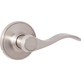 Lc2x203b Steel Pro Brushed Nickel Wave Passage Door Lever