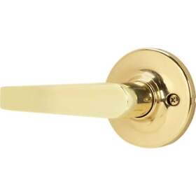 8308pb-ps Steel Pro Polished Brass Straight Passage Door Lever Cp