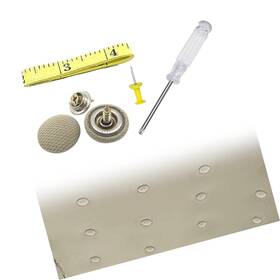 Uhanbut-unb-132 Strendier 60pcs Car Roof Headliner Repair Kit Auto Snap Rivets Retainer Buttons W