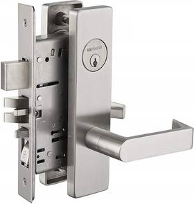 Sumbin 757277827372 Commercial Heavy Duty Mortise Lock Escutcheon Plate Handle Set For Entrance/o