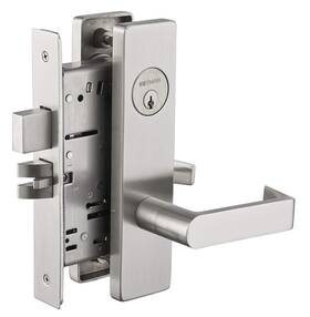 Sumbin 757277827402 Heavy Duty Mortise Lock Escutcheon Plate Door Handle Lever Set For Dormitory