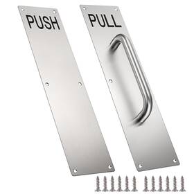 Ulsmc01787 Sumnacon 1 Set 16 Inch Stainless Steel Door Handle Pull And Push Plate - Heavy Duty Gate Han