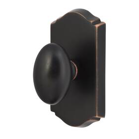 Sure-loc 802842121352 Rustic Bronze Dummy Door Knob Brown