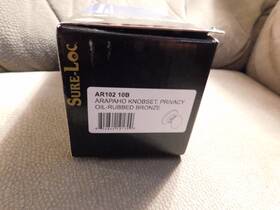Ar102-10b Sure-loc Doorknob Oil Rubbed Bronze