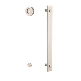 Sure-loc Hardware 802842904634 14in Satin Nickel Sliding Door Modern Barn Handle