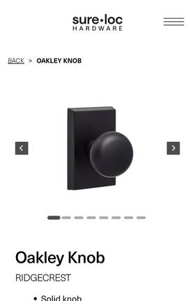Ok102-11p Sure-loc New Ridgecrest By Sureloc Oakley Privacy Knob Vintage Bronze Ok102 11p Open Box