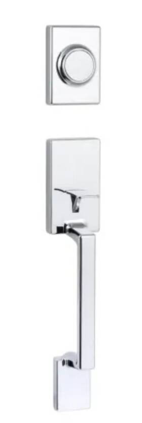 Sh500-11p Sure-loc Sh500 Stockholm Sectional Dummy Set Exterior Front Door Handle Chrome