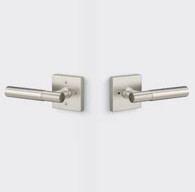 Sloc1743 Sure-loc Hardware Aspra Square Privacy Rosette Smooth Grip Satin Nickel