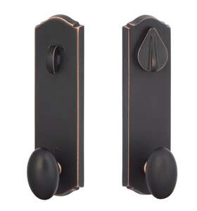 Sr107-db Sure-loc 11p Slickrock Passage And Privacy Door Knob Set - Bronze