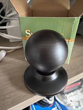 Ta101-fbl Sure-loc Ta100 Tahoe Door Knob Dummy - Brushed Bronze